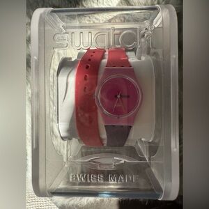 Swatch Pink and Red Women's Watch